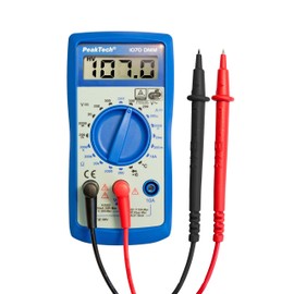 PeakTech RMS Digital Multimeter 2000 Counts with Continuity Tester CAT III 300V, Pack of 1, P 1070
