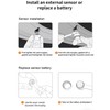 Universal Bluetooth 5.0 TPMS for Motorcycle & Car - Wireless