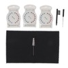 Hearing Amplifier Cleaning Kit Replacement Wax Filters Set with Cloth