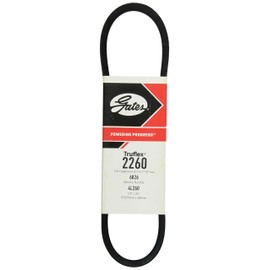 Gates 2260 Truflex FHP Low Horse-Power V-Belt, Black