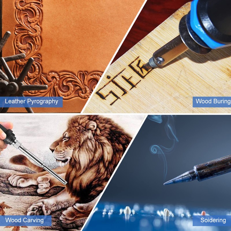 Wood Burning Tips, 23Pcs Craft Wood Burning Pen Tips, Soldering