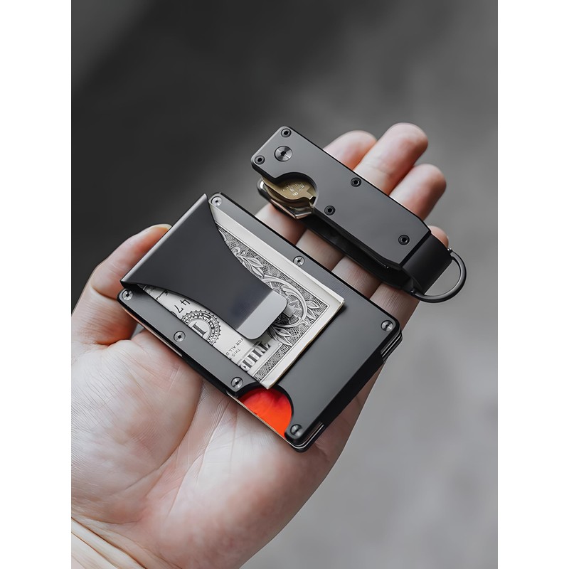 AtEaze Compact Metal Key Organizer Holds up to 6 Keys