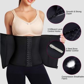 KOQAIIZ Shapewear Damen Bauchweg, Waist Trainer, Korsett Damen Waist Trainer Cincher Korsage Taillenformer Bauchweggürtel Corsage Shapewear Damen bauchweg