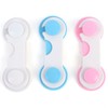 Hanging Door Security Latch - Entryway Anti-Theft Lock with Easy Install Hook Drawer Lock 5ea
