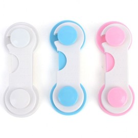 Hanging Door Security Latch - Entryway Anti-Theft Lock with Easy Install Hook Drawer Lock 5ea