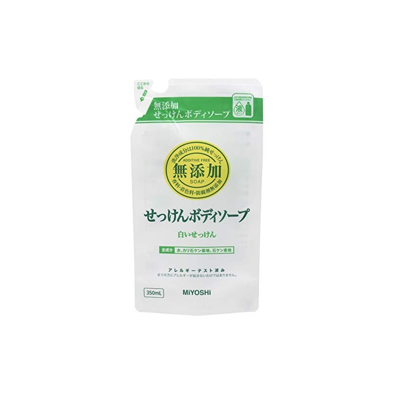 Additive-free Body Soap White Soap Refill 11.8 fl oz (350