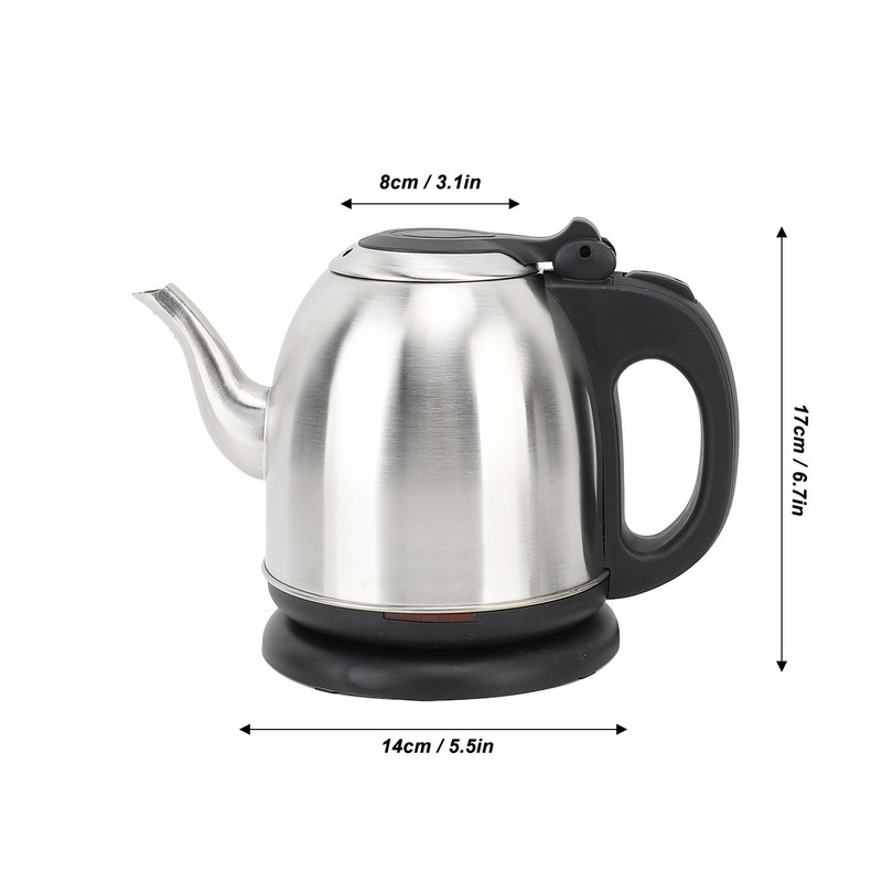 1.2L Electric Kettle Stainless Steel Auto Shutoff Fast Efficient Boiling