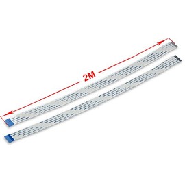 UCTRONICS Ribbon Flat Cable for Raspberry Pi Camera 15pin 1.0mm Pitch 200cm 6.56ft (Pack of 2)