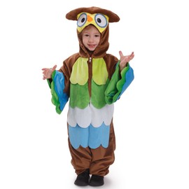 Dress Up America Kids s Hoo Hoo Owl Pretend Play Costume Outfit for Children