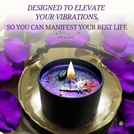 Domination Spiritual Candle to Dominate any person or situation | All Natural & Organic Coconut Wax Candle for House Energy Cleansing Purification, Chakra Healing & Manifestation (Small 4oz)