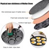 YCWF 7 Holes Egg Frying Pan, Mini Pancake Maker,Aluminum Non