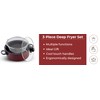 J&V TEXTILES 3-Piece Deep Fryer Set