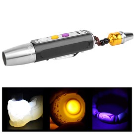 SOCOCO Jewelry Flashlight, Large Capacity, USB Charging, Gemological LED Light, Light Weight for Gemology