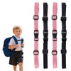 ROOMHUAWAY Pack of 4 Chest Strap Backpack, Adjustable Chest Strap