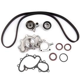 CCIYU Timing Belt Water Pump Kit TBK271 WPTO034 TS26271 Compatible for 1996-2002 for Toyota for 4Runner 1995-1998 for Toyota T100 1995-2004 for Toyota for Tacoma 2000-2004 for Toyota for Tundra