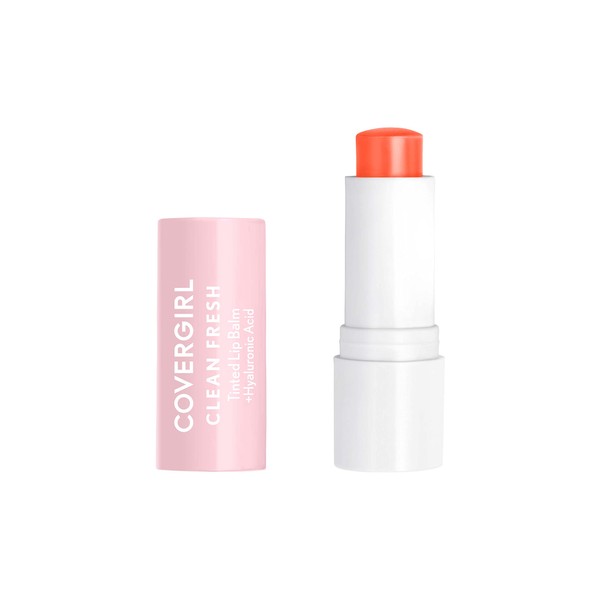 COVERGIRL Clean Fresh Tinted Lip Balm, Made for Peach