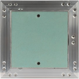 ECOPRO VENT 6" x 6" Inch Aluminum Drywall Access Panel - Service Shaft Door - Plumbing, Electricity, Heating, Alarm Wall Inspection hatch for Drywall - Bathroom Service Access Hole Cover