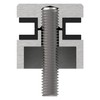 STEINBACHER© Stainless steel glass dot holder, diameter 30 mm, connection: