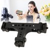 Triple Phone Holder Tripod Mount Adaptor 180 Degree Rotating Ball