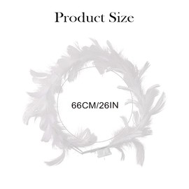 LED Feather Headbands, Pack of 12 Hair Wreaths, LED Flower Wreath, Luminous Hair Wreaths, Luminous Headband, Party Headpiece, Luminous, Flower Wreath Hair for Festivals, Weddings, Party Accessories