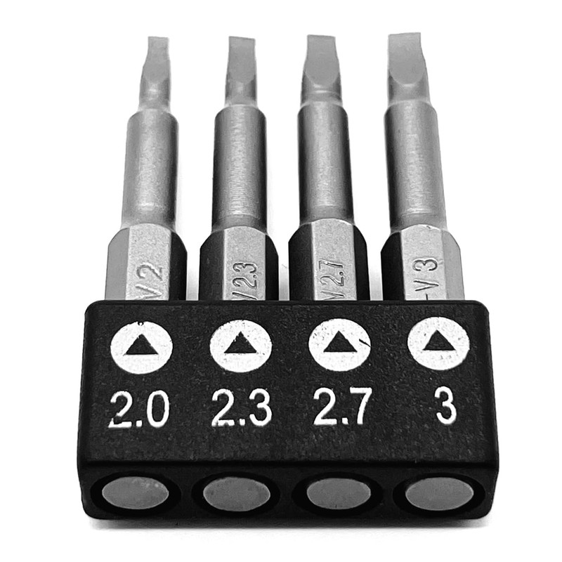OHIY Triangle Drive Screwdriver Insert Bit Set in 4 Different