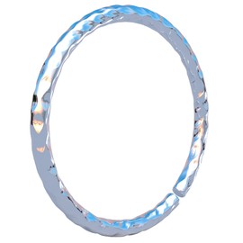 Tiny Silver Helix Hoop - Hammered 8mm 925 Sterling Silver Cartilage Earring - Handmade Hypoallergenic Thin 20 Guage Silver Piercing Hoop