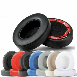 STUDIO Replacement Cushions Ear Pads for Beats Studio 3 / Studio 2 Memory Foam Adhesive - Red