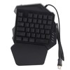 HXSJ Single Hand Membrane Keycap Gaming Keyboard 35 Keys Single