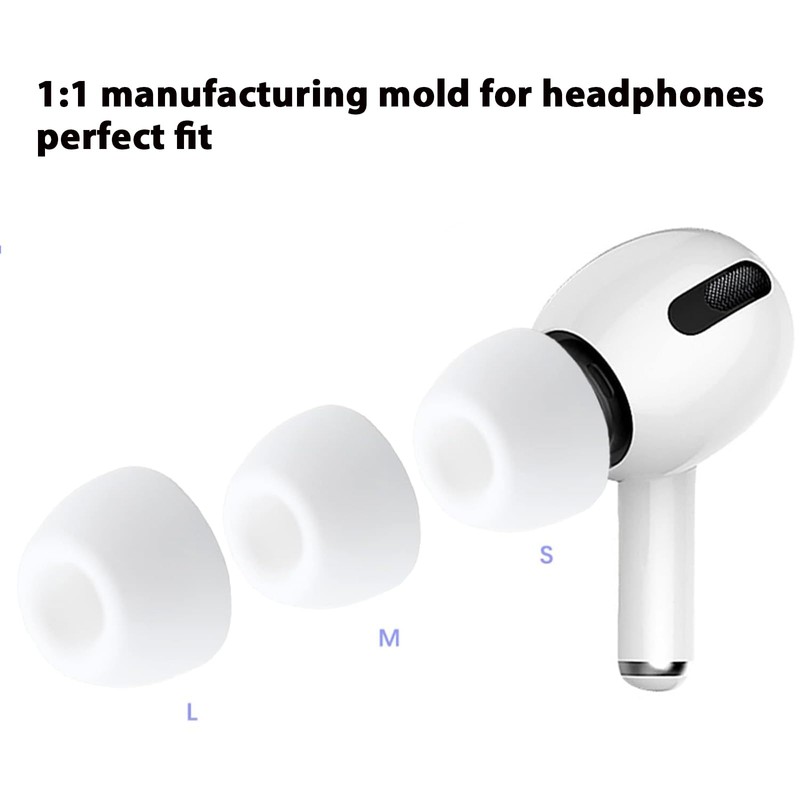 [3 Pairs] Adhiper airpods pro2 Eartips for Airpods Pro Eartips,