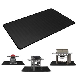 Large Under Grill Mats 48 * 30 Inch for Outdoor Grills&Smoker, Desk and Patio Protector Mats, Oil-Proof, Water-Proof, Fireproof Mat for Charcoal, Smokers, Gas Grills, Fireproof mat for Under fire Pit