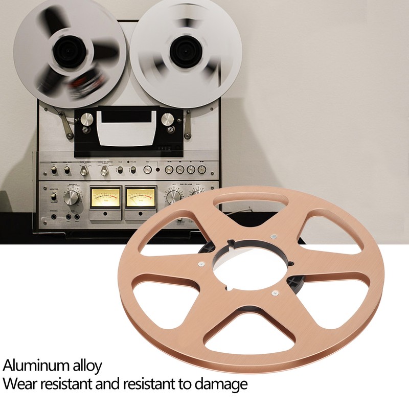 1/4 10 Inch Empty Tape Reel Aluminum Alloy Reel Tape