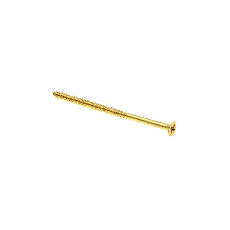 Prime-Line 9035394 Wood Screws, Flat Head, Phillips Drive, #8 X