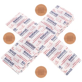 KOMBIUDA 100pcs Breathable Adorable Hemostatic Patches for Finger Wounds Elastic Fabric Patches