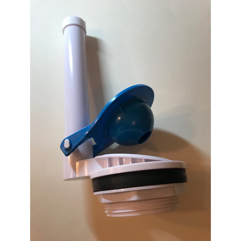 Three inch Flapper Valve Assembly with a Blue solid Silicone