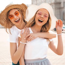 CheersLife 21st Birthday Gifts for Her, Beaded Bracelet 21st Birthday Bracelet Gifts for 21 Year Old Girls, Women 21st Birthday Presents for Her