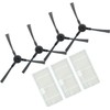 4 cepillos laterales, 3 filtros para aspiradora robot Cecotec (A)