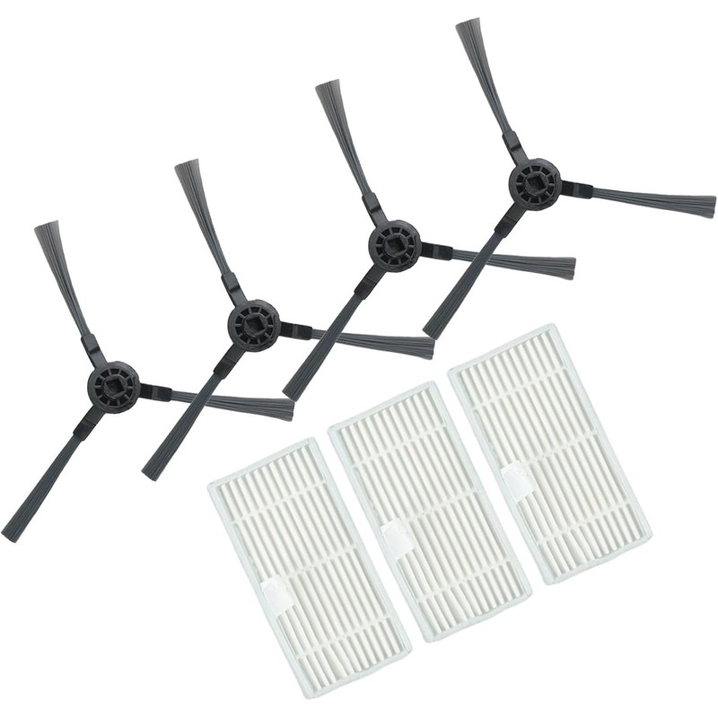 4 cepillos laterales, 3 filtros para aspiradora robot Cecotec (A)