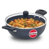 HAWKINS Ceramic Nonstick 3.5 Litre Deep Kadhai, Induction Deep Fry