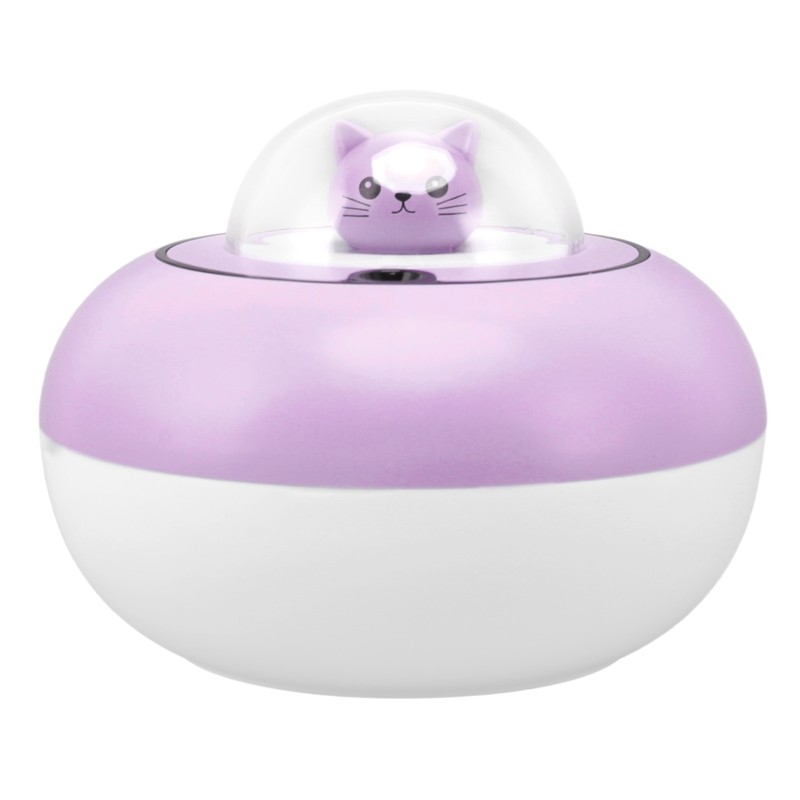 Mini Humidifier Cute Cat Sculpture Portable Quiet Desktop Air Humidifier