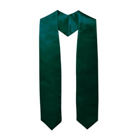 GraduationMall Graduation Stole for Adults Clergy Choral Stoles Academic Sash for School Church Ceremony Unisex 60" 152cm Forest