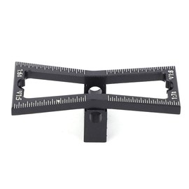 Garosa Dovetail Marker Guide Aluminum Alloy Dovetail Making Jig 1:5 1:6 1:7 1:8 Slopes Marking Gauge Woodworking Tool DIY Wooden Joints Scribing Gauge