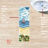 FREEBLOSS 6 Set Coast Stamped Cross Stitch Bookmark Kits Cross