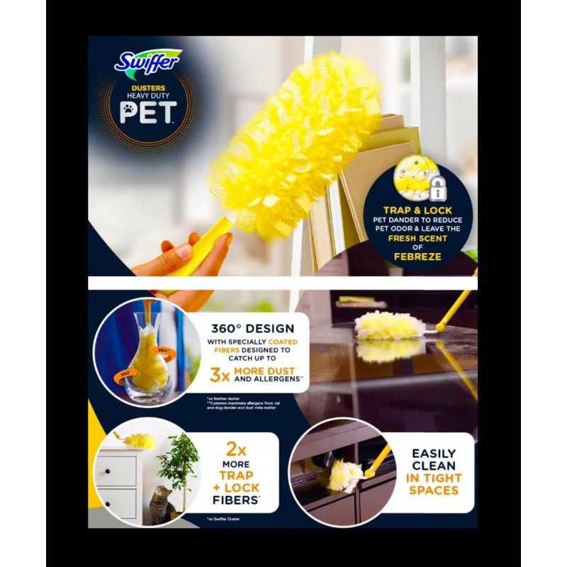 Swiffer 11ct Swiffer 360° Dusters Heavy Duty Pet Dusters Refills