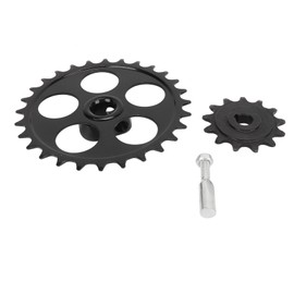 410 28T Sprocket 13T Sprocket Kit Carbon Steel Sprocket Accessory for DIY ATV Bike Motorcycle Bicycle