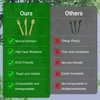 Bonigour Bamboo Cutlery Set | Compostable Utensils for Eating |