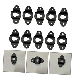 DOITOOL 10pcs Speaker Hanger Bracket Iron Strong Speaker Wall Mount Floating Shelf Mounts for Surround