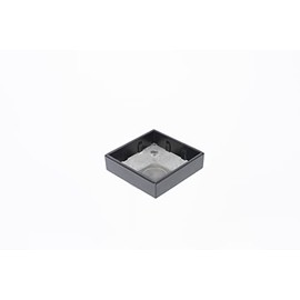 Aluminium Fence Post Caps for True 2" x 2" Fence Posts, Aluminum, Metal,Wood,Mailbox Posts, Pyramid Post Cap Cover Pressure Fit- Black (1Pack)
