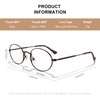 RB. Pilot Oval Reading Glasses for Women Men Blue Light