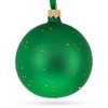 American Football Blown Glass Christmas Ornament 3.25 Inches