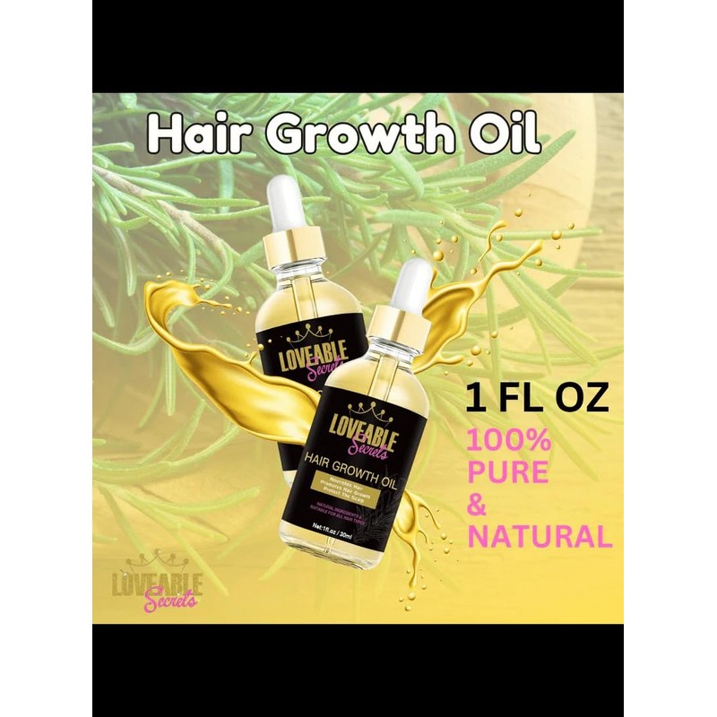 Loveable Secrets Rosemary Oil For Hair Growth